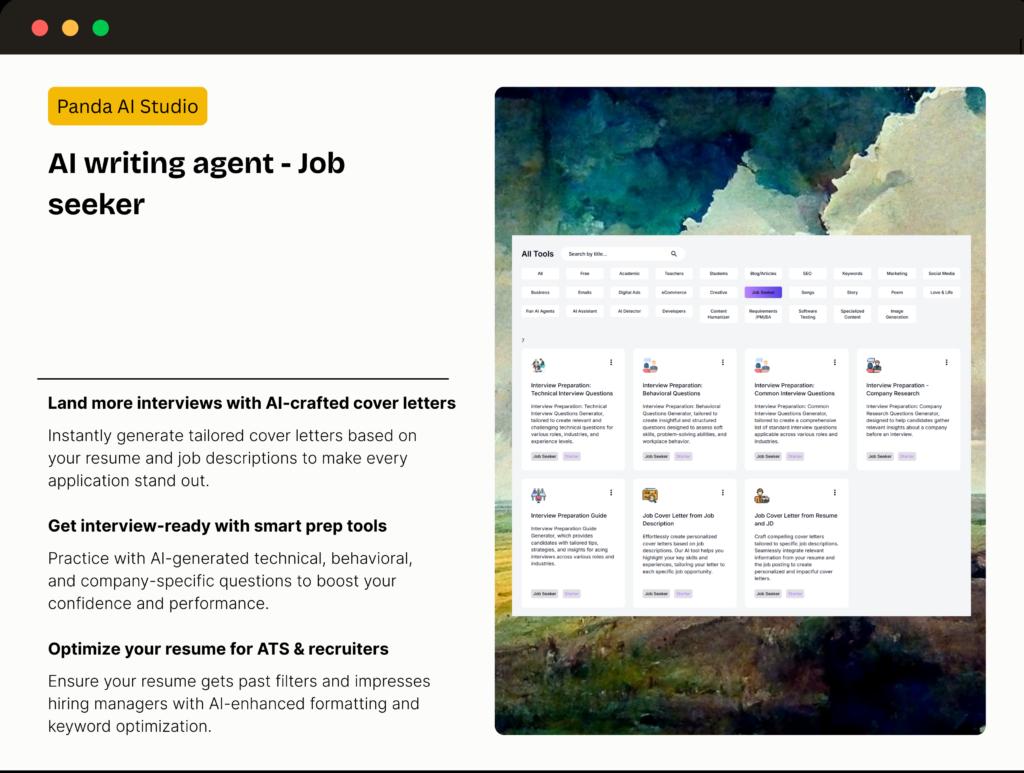 panda ai tab job